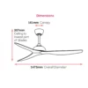 claro-whisper-ip66-dc-58-white-no-light-dimension