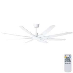 eglo-santorini-dc-66-inch-white-no-light-with-remote-control