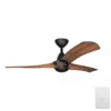 three-sixty-arumi-ac-v2-52-inch-matte-black-with-koa-blades-no-light-and-wall-control