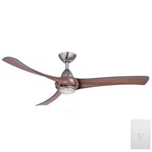 three-sixty-arumi-ac-v2-52-inch-pewter-with-koa-blades-no-light-with-wall-control