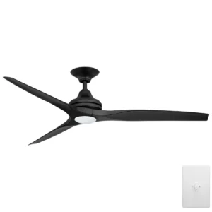 three-sixty-spitfire-ac-v2-60-inch-black-with-black-blades-and-cct-led-light-and-wall-control