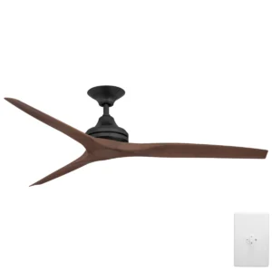 three-sixty-spitfire-ac-v2-60-inch-black-with-walnut-blades-no-light-with-wall-control
