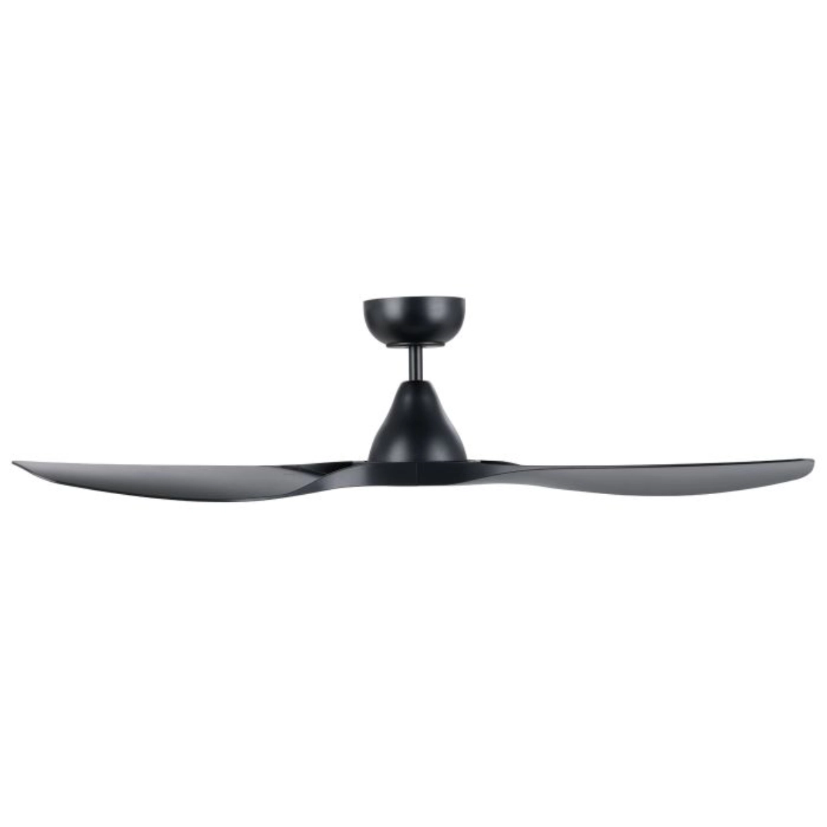 eglo-surf-dc-52-black-no-light-side-view