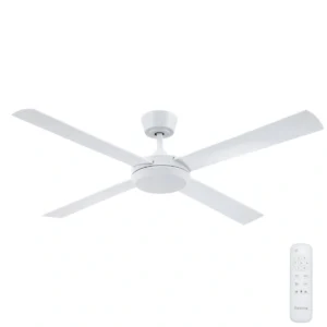 Fanco Eco Silent Pro SMART DC Ceiling Fan with LED Light - White 56" - main