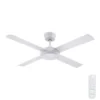 Fanco Eco Silent Pro SMART DC Ceiling Fan with CCT LED Light - White 48