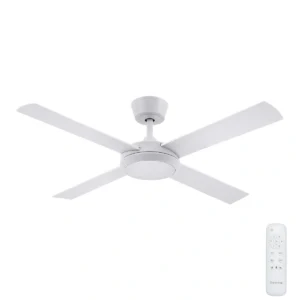 Fanco Eco Silent Pro SMART DC Ceiling Fan with CCT LED Light - White 48" - main