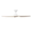 Fanco Infinity-iD DC Ceiling Fan - White with Beechwood Timber-style Blades 48