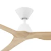 Fanco Infinity-iD DC Ceiling Fan - White with Beechwood Blades 60