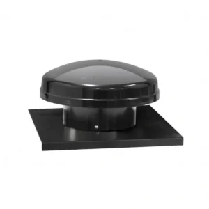 Bradford Roof Valve - Black 150mm Duct