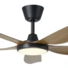 eglo-miami-dc-52-inch-black-with-new-teak-blades-with-cct-led-light-motor