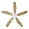 eglo-miami-dc-52-inch-white-with-blackbutt-blades-with-cct-led-light-bottom-view