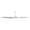 eglo-miami-dc-52-inch-white-with-blackbutt-blades-with-cct-led-light-side-view