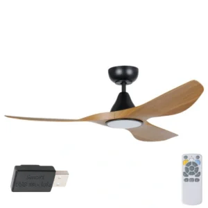 eglo-surf-smart-48-dc-ceiling-fan-black-with-burmese-teak-blades-with-cct-led-light-and-remote