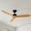 fanco-wynd-dc-54-inch-black-with-teak-blades-no-light