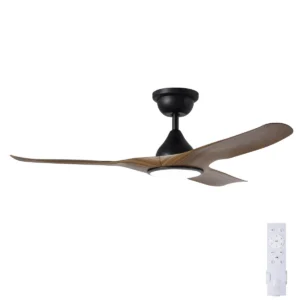 eglo-tahiti-ip66-52-inch-dc-ceiling-fan-black-teak-with-cct-led-light-and-remote-control