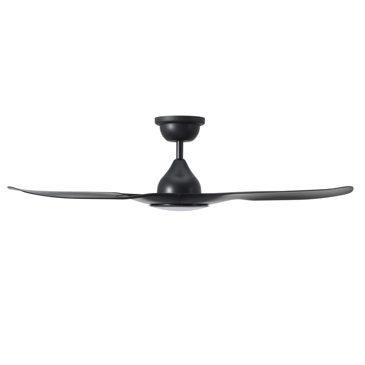 eglo-tahiti-ip66-52-inch-dc-ceiling-fan-black-with-cct-led-light-side-view