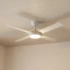 fanco-eco-silent-pro-smart-dc-ceiling-fan-52-inch-white-with-cct-led-light-close-up-view
