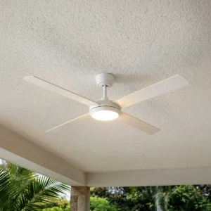 fanco-eco-silent-pro-smart-dc-ceiling-fan-56-inch-white-with-cct-led-light-close-up-view