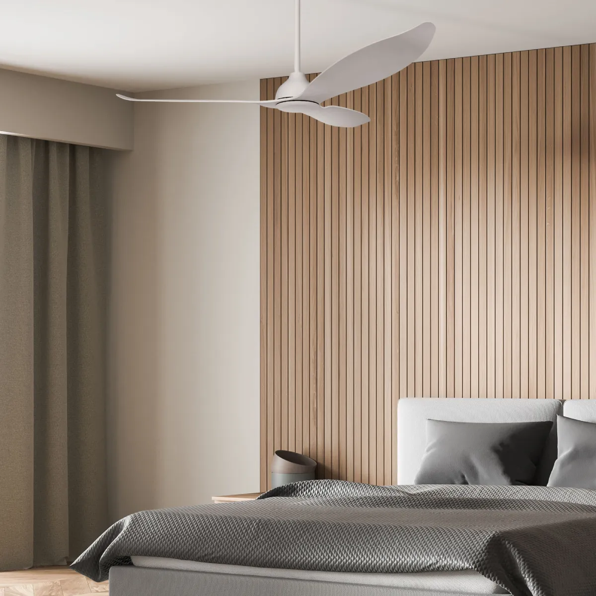 claro-essentials-allure-dc-52-inch-ceiling-fan-white-in-contemporary-bedroom