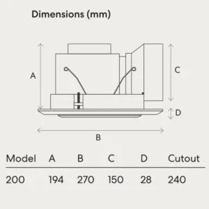 fanco-luna-pro-200-exhaust-fan-dimensions