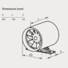 fanco-vko-premium-150-axial-inline-fan-dimensions