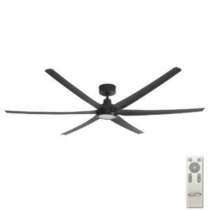 Hunter Pacific Magnum 2 DC Ceiling Fan with LED Light - Black 80"