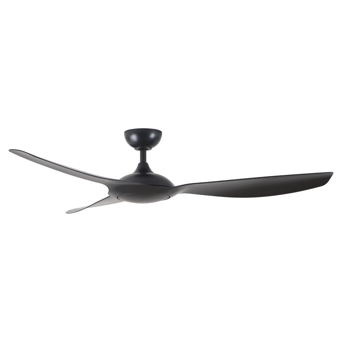 Claro Glider High Airflow DC Ceiling Fan - Black 60" - Image 8