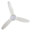Claro Glider High Airflow DC Ceiling Fan with LED Light - White 60" - Image 7