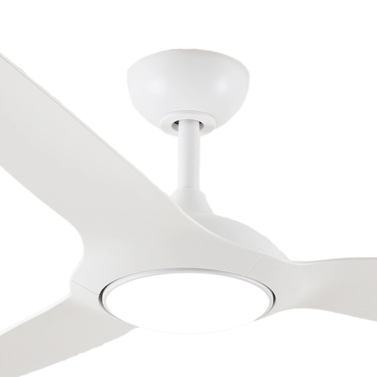 Claro Glider High Airflow DC Ceiling Fan with LED Light - White 60" - Image 6