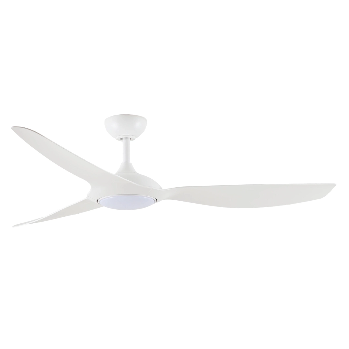 Claro Glider High Airflow DC Ceiling Fan with LED Light - White 60" - Image 9