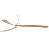 fanco-sanctuary-86-inch-dc-ceiling-fan-white-with-teak-blades-no-light