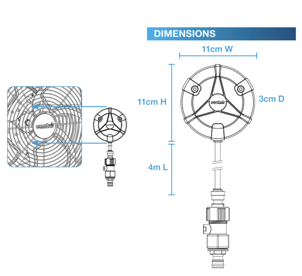 ventair-misting-kit-dimensions