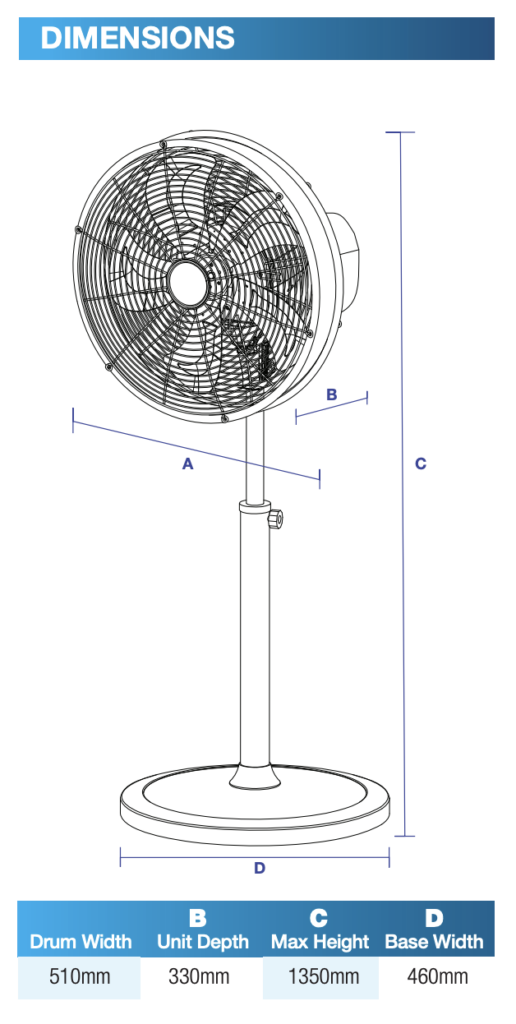 ventair-pedestal-fan-dimensions