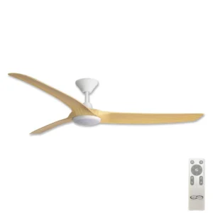 hunter-pacific-aqua-ip66-v3-dc-70-inch-ceiling-fan-white-with-oak-timber-style-blades-with-led-light-and-remote-control